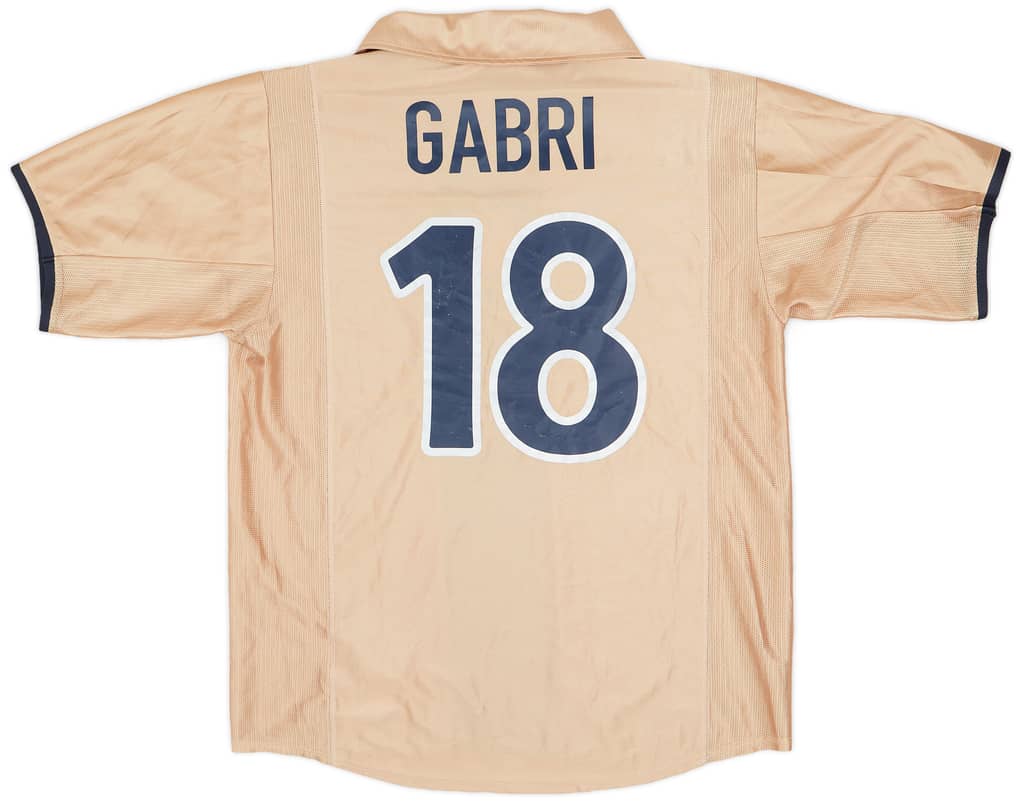2002-03 Barcelona Match Worn Champions League Third Shirt Gabri #18