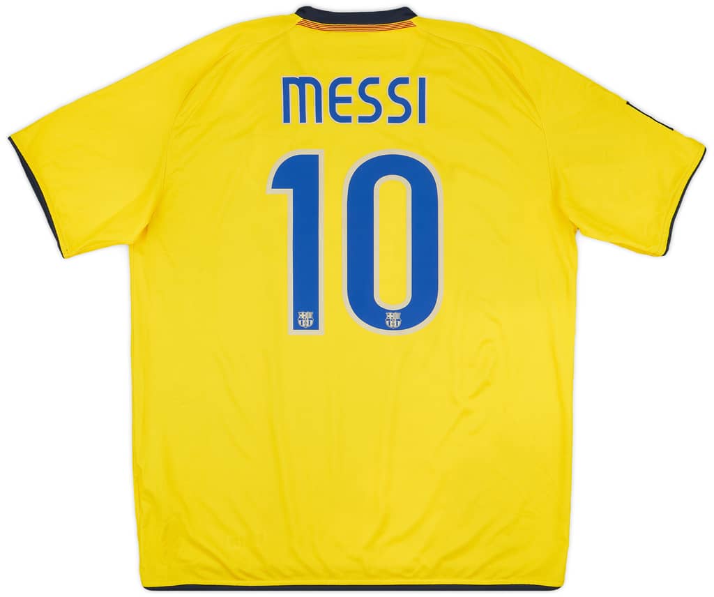 2008-10 Barcelona Away Shirt Messi #10 - 7/10 - (XL)
