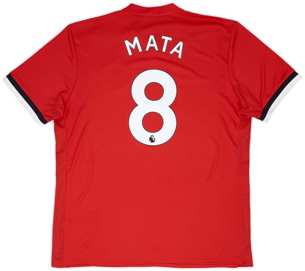 2017-18 Manchester United Home Shirt Mata #8 (XL)