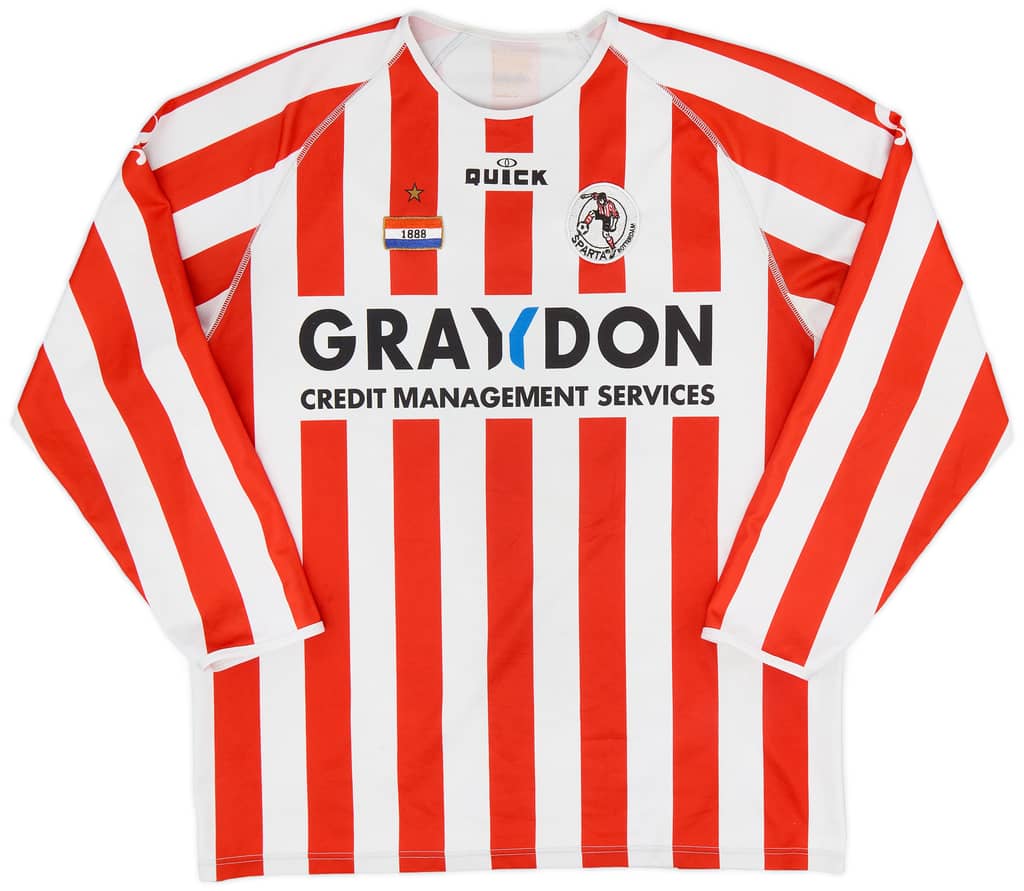 2004-05 Sparta Rotterdam Home L/S Shirt - 6/10 - (XL)