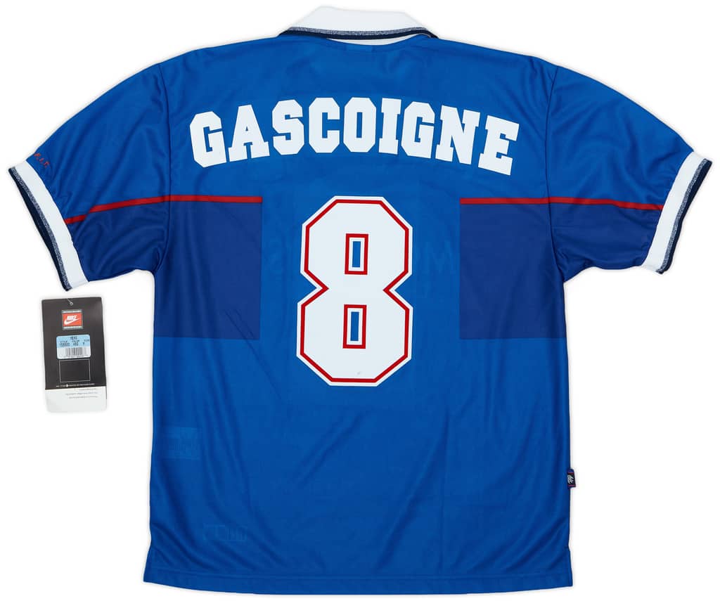1997-99 Rangers Home Shirt Gascoigne #8 (M)
