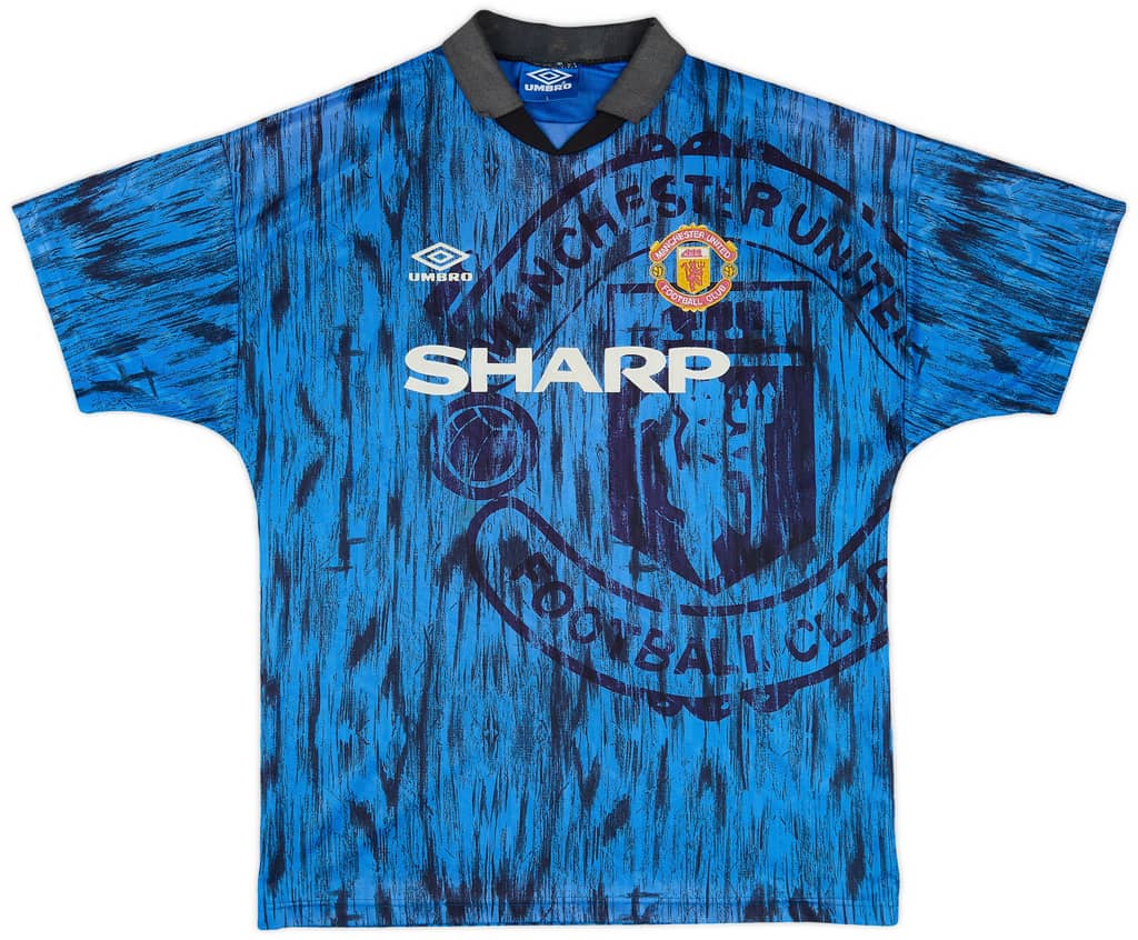 1992-93 Manchester United Away Shirt - 6/10 - (L)