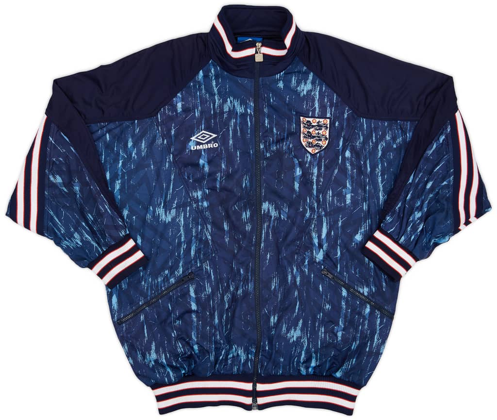 1993-95 England Umbro Track Jacket - 8/10 - (XL)