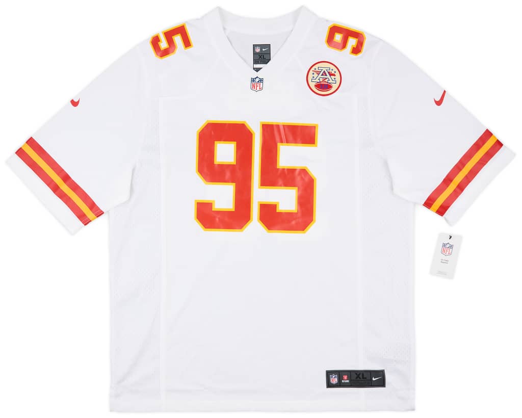 2016-24 Kansas City Chiefs Jones #95 Nike Game Away Jersey (XL)