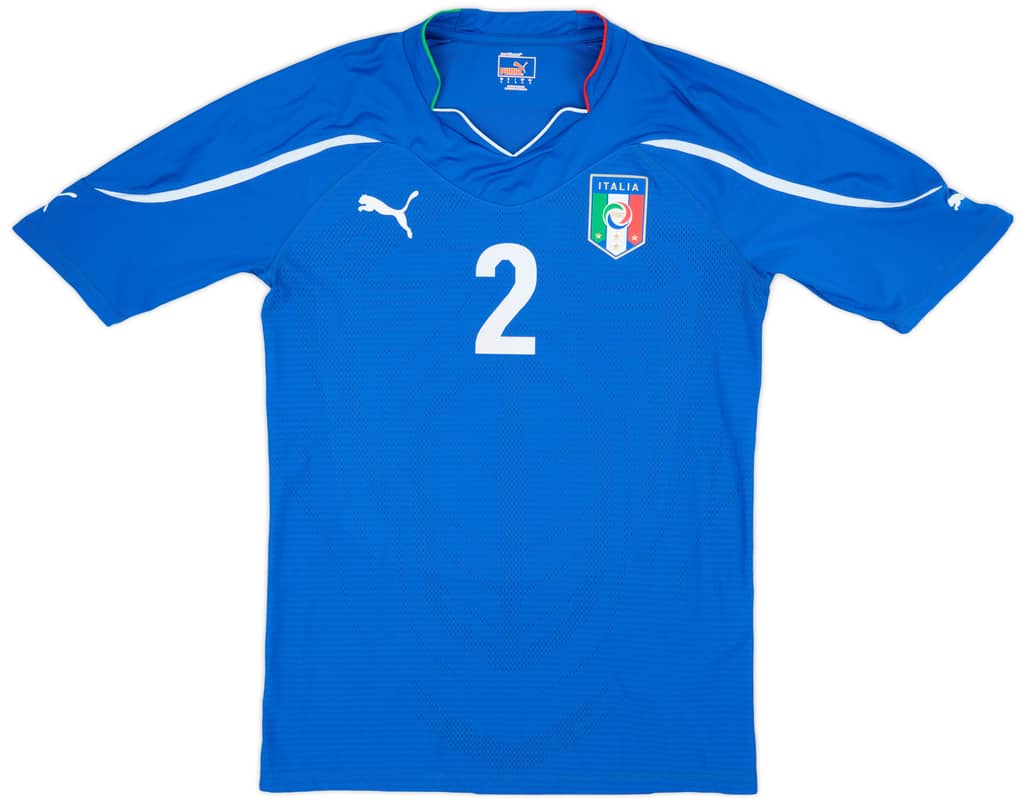 2010-12 Italy Home Shirt #2 - 10/10 - (L)