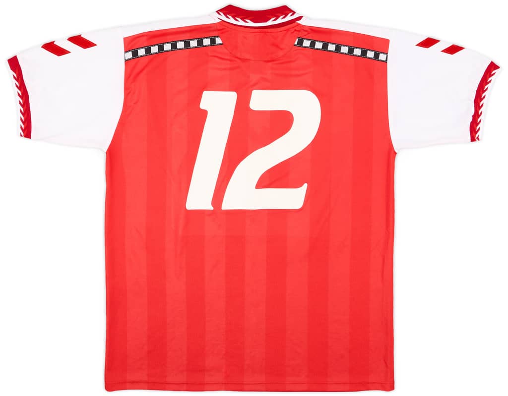 1996-98 Denmark Match Issue Home Shirt #12
