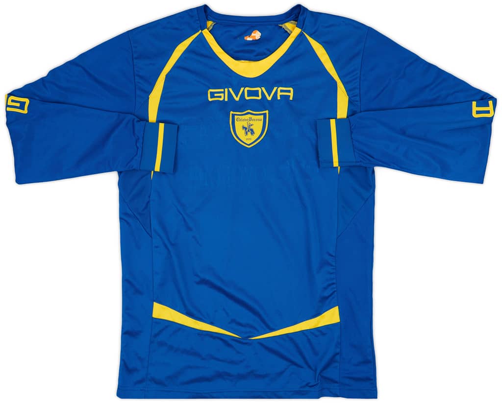 2009-10 Chievo Verona Givova Training L/S Shirt - 8/10 - (L)