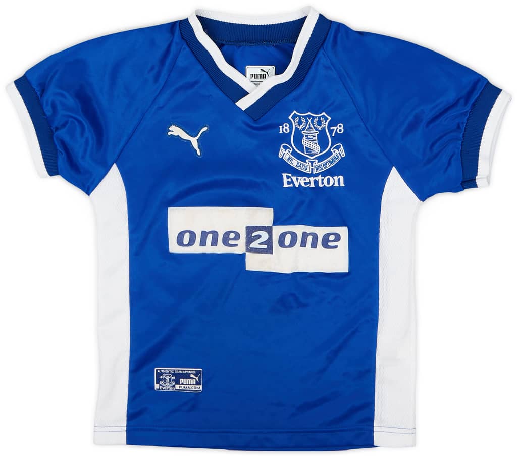 2000-02 Everton Home Shirt - 8/10 - (3-4 Years)