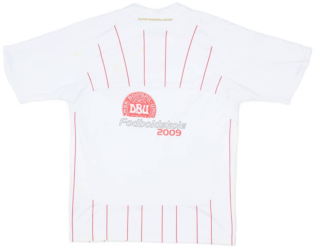 2008-10 Denmark 'Fodboldskole 2009' Away Shirt - 6/10 - (L.Boys)