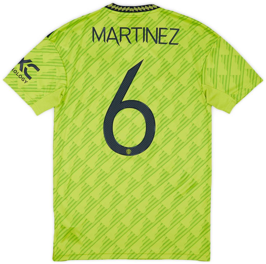 2022-23 Manchester United Third Shirt Martinez #6 - 9/10 - (S)