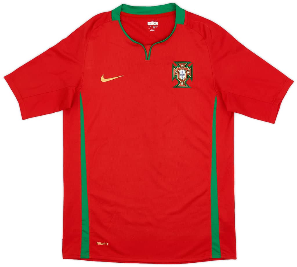 2008-10 Portugal Home Shirt - 8/10 - (XL.Boys)