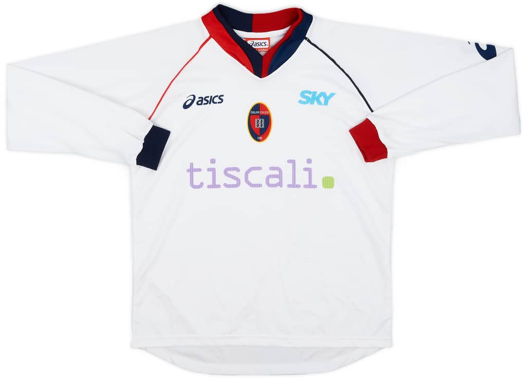 2006-07 Cagliari Basic Away L/S Shirt - 9/10 - (S)
