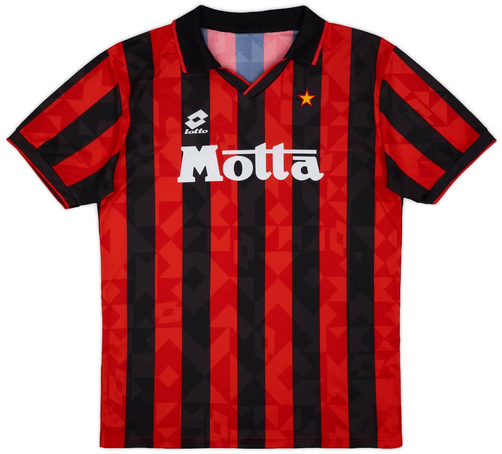 1993-94 AC Milan Home Shirt - 8/10 - (L)