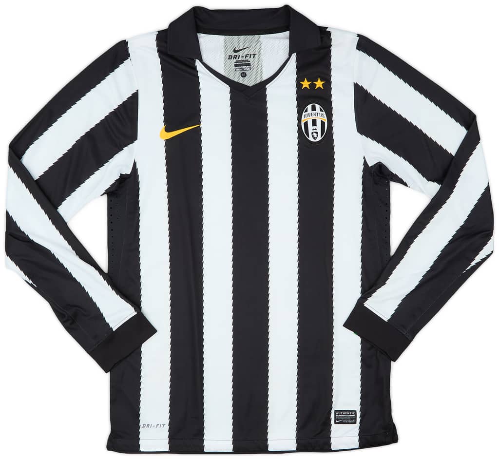 2010-11 Juventus Player Issue Home L/S Shirt Del Piero #10 - 8/10 - (M)