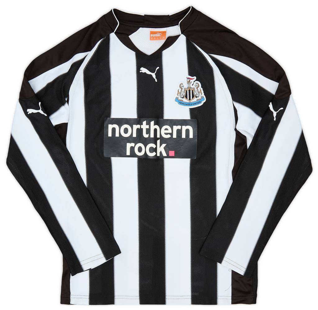 2010-11 Newcastle Home L/S Shirt - 6/10 - (XL.Boys)