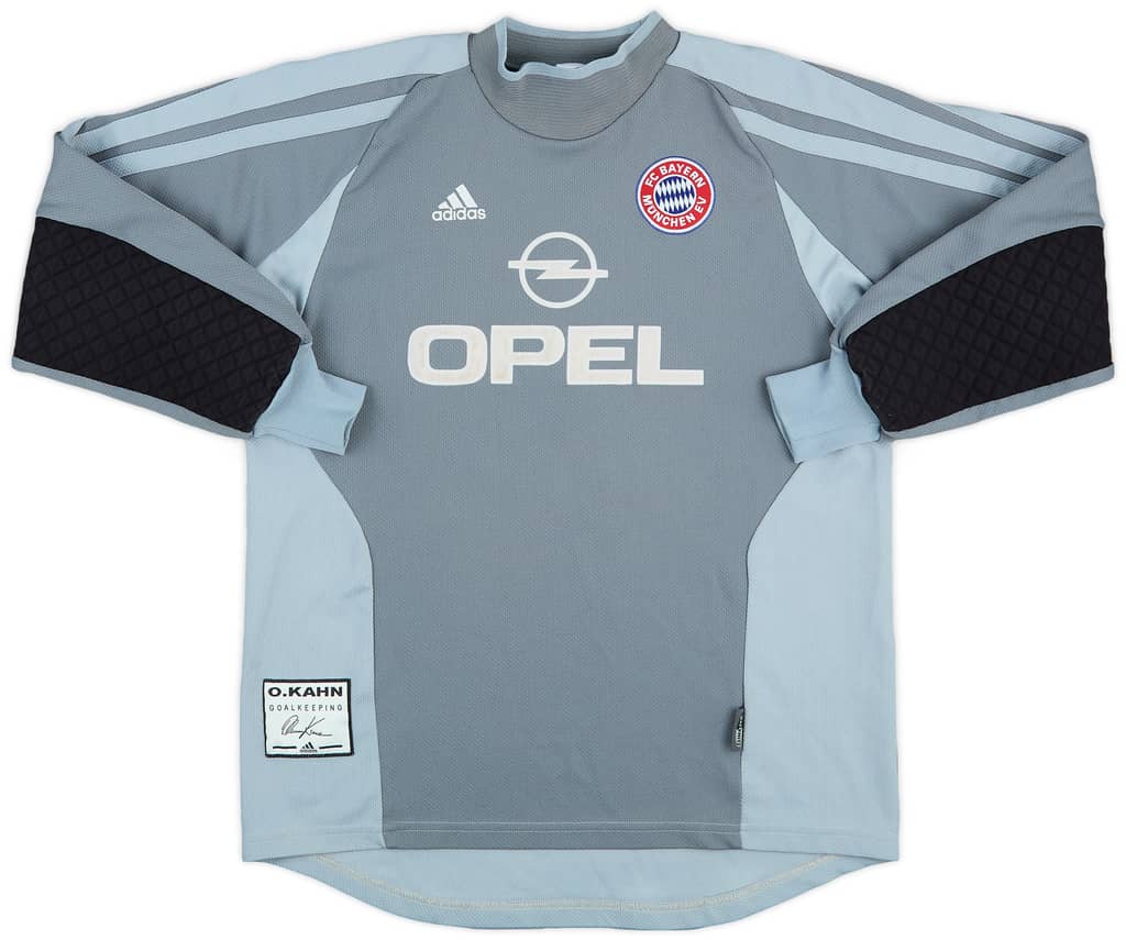 2001-02 Bayern Munich GK Shirt Kahn #1 - 8/10 - (Y)