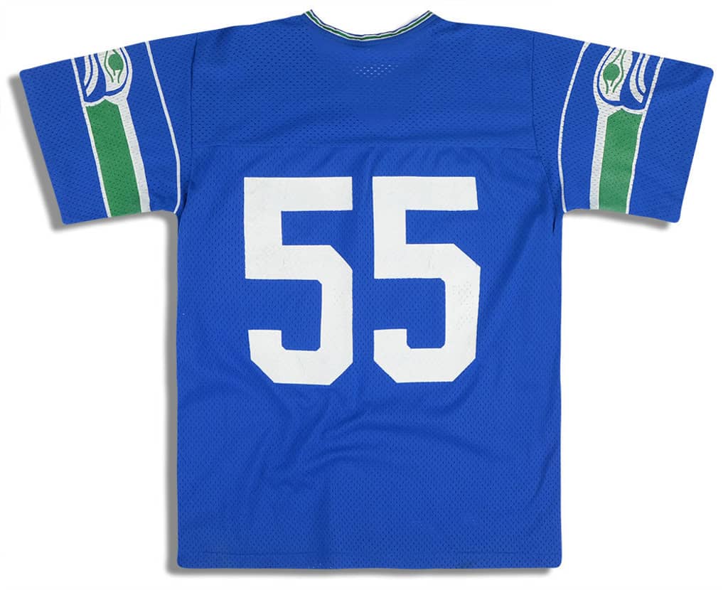 1987-89 Seattle Seahawks Bosworth #55 Rawlings Jersey (Home) M