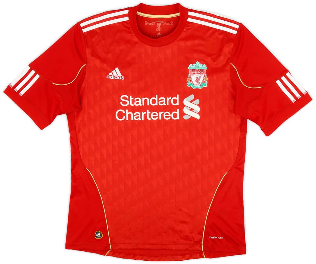 2010-12 Liverpool Home Shirt Kelly #34 - 8/10 - (L)