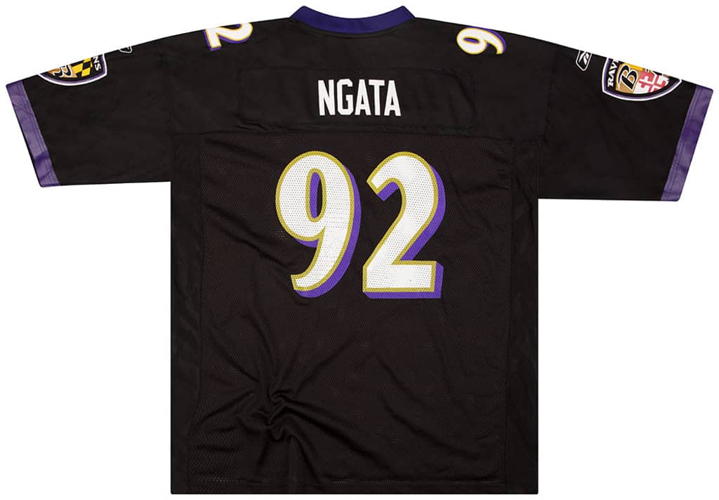 2008-11 Baltimore Ravens Ngata #92 Reebok On Field Jersey (Alternate) XXL