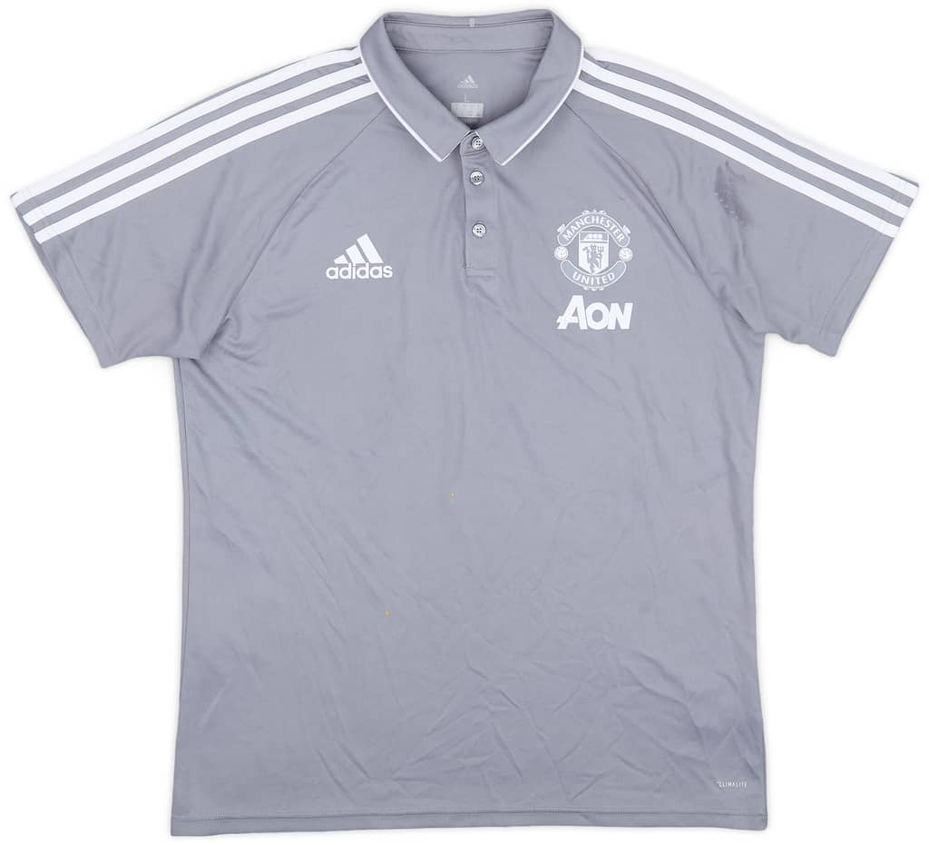 2017-18 Manchester United adidas Polo Shirt - 6/10 - (L)