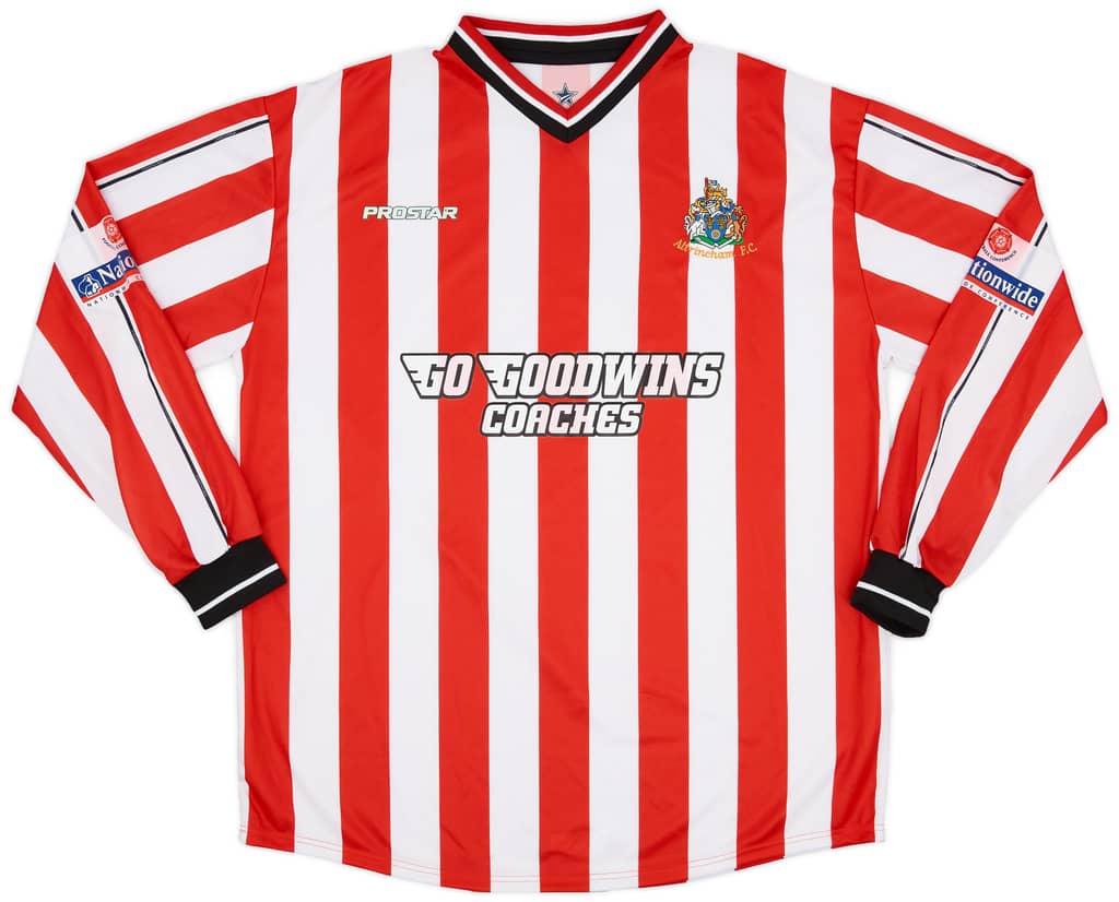 2005-06 Altrincham Home L/S Shirt - 7/10 - (XL)