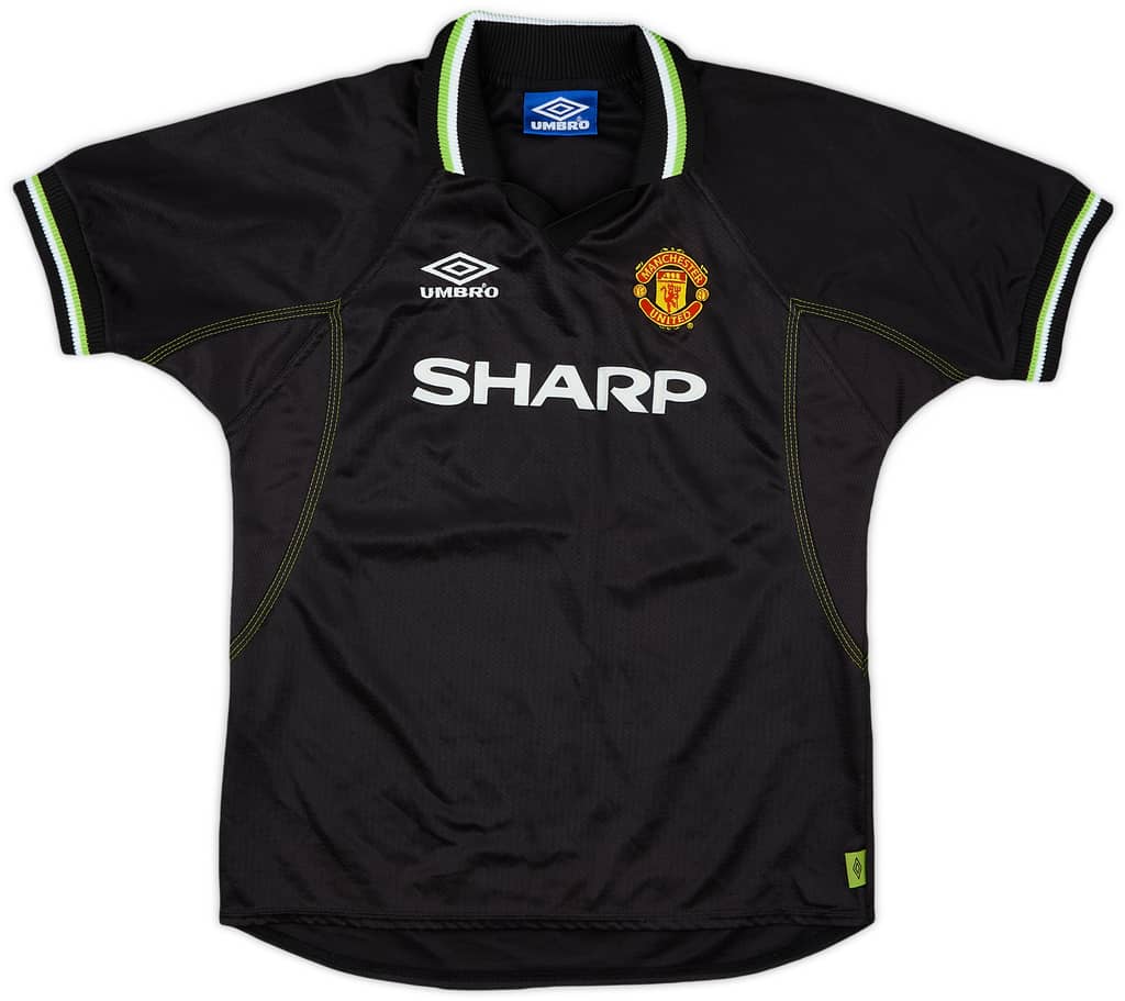 1998-99 Manchester United Third Shirt - 8/10 - (L.Boys)