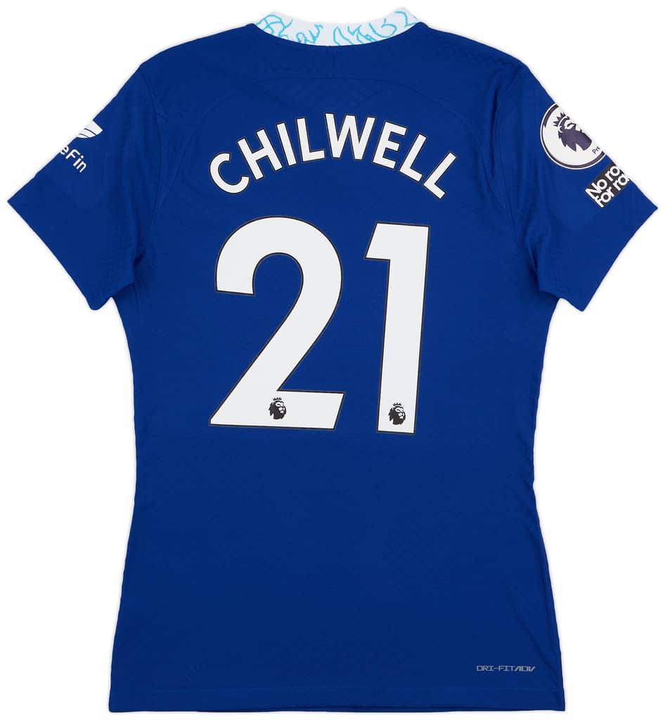 2022-23 Chelsea Match Issue Home Shirt Chilwell #21