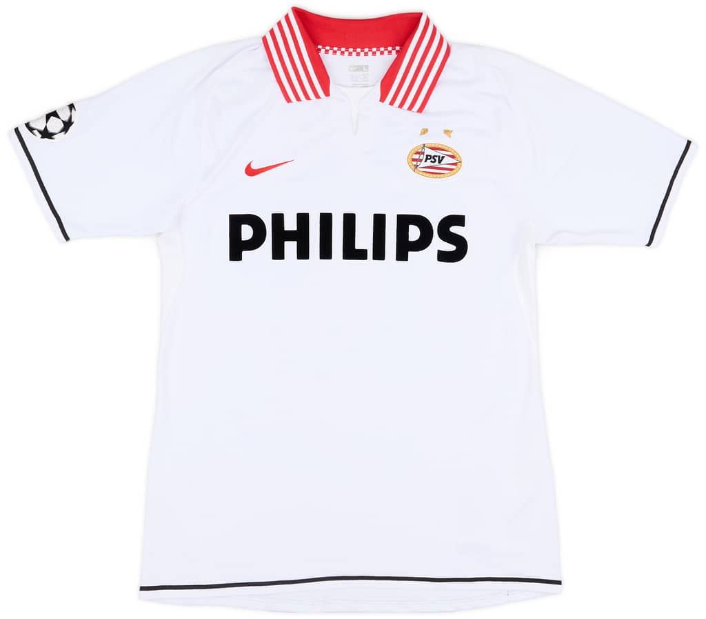 2007-08 PSV Match Issue Champions League Away Shirt Addo #18