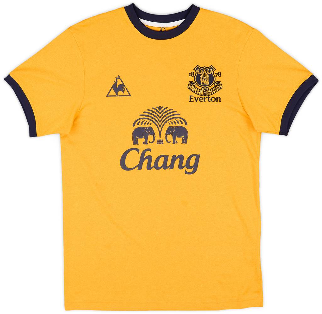 2011-12 Everton Away Shirt Baines #3 - 9/10 - (S)
