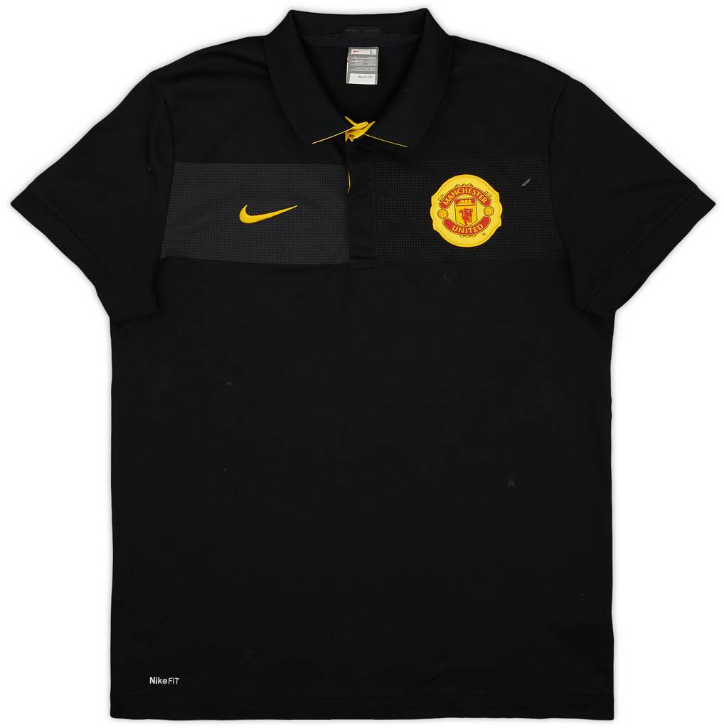 2009-10 Manchester United Nike Polo Shirt - 7/10 - (L)