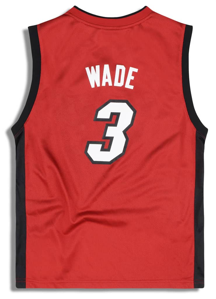 2003-06 Miami Heat Wade #3 Reebok Jersey (Alternate) Y