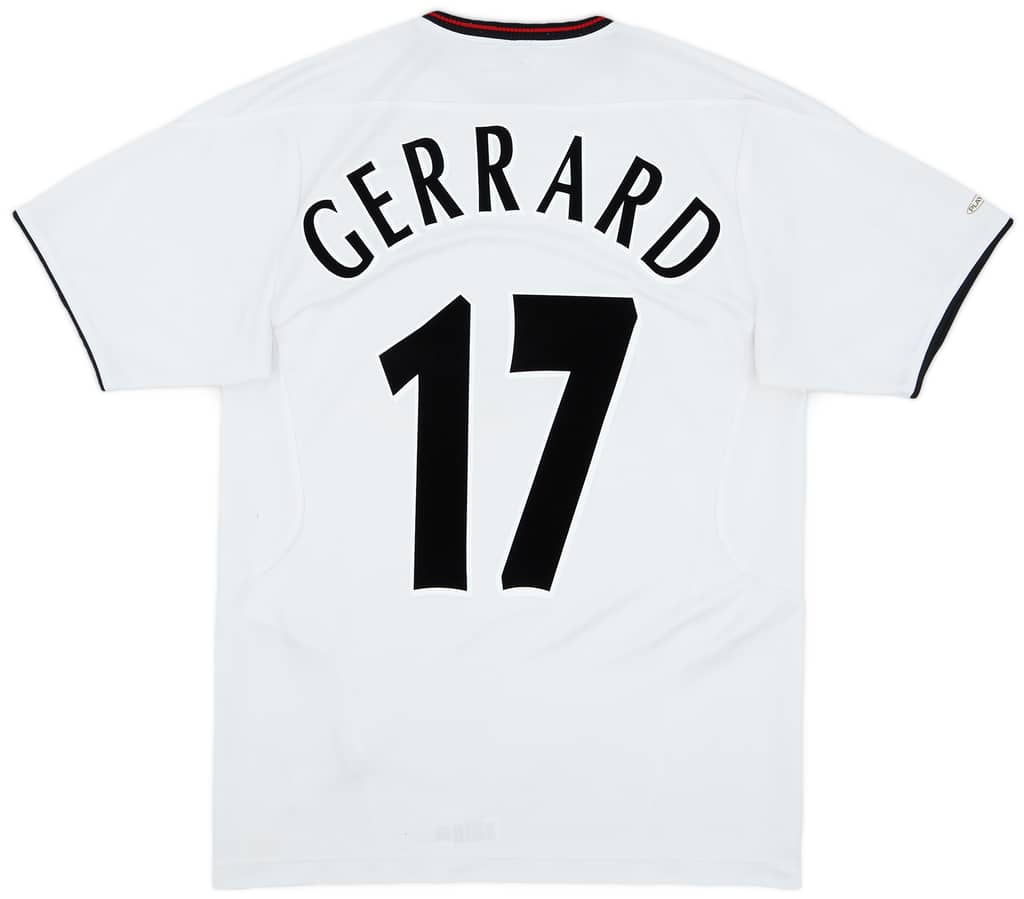 2003-04 Liverpool Away Shirt Gerrard #17 - 6/10 - (M)