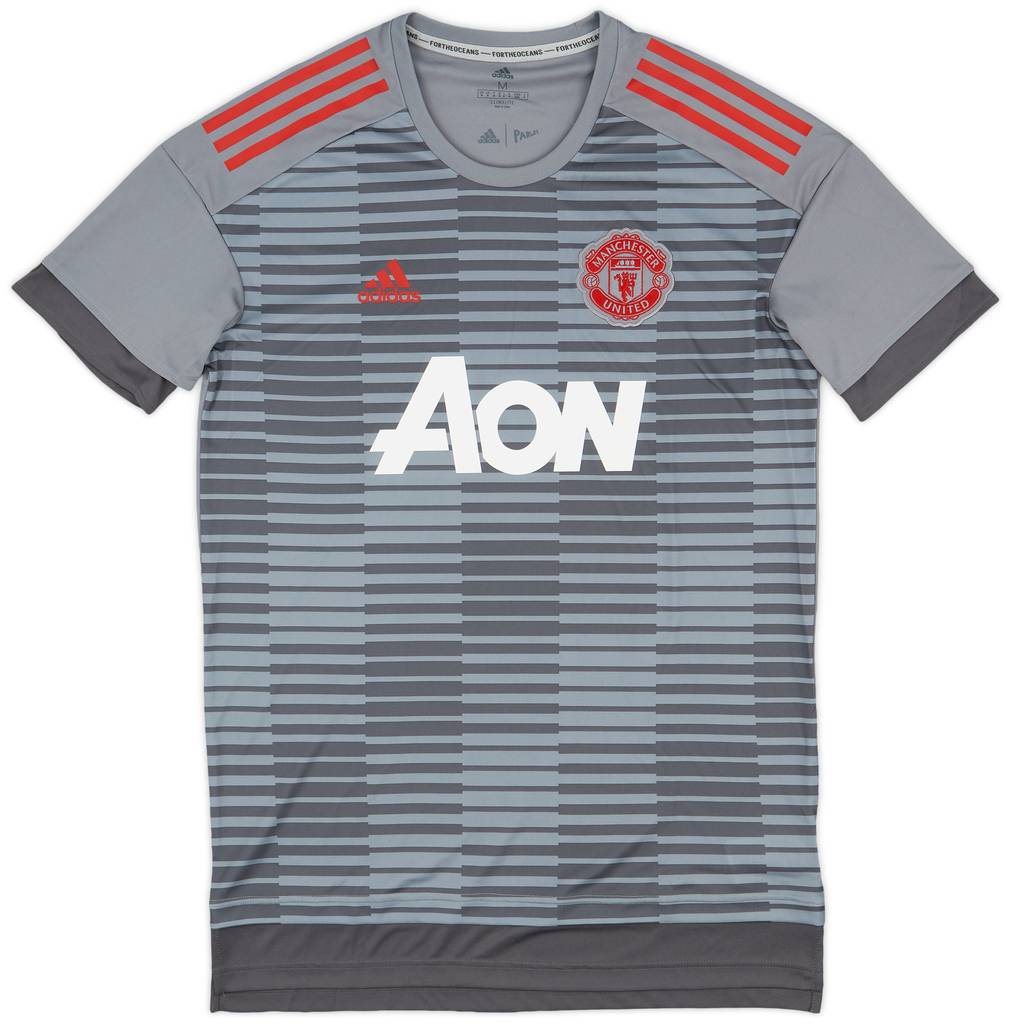 2017-18 Manchester United adidas Training Shirt - 10/10 - (M)