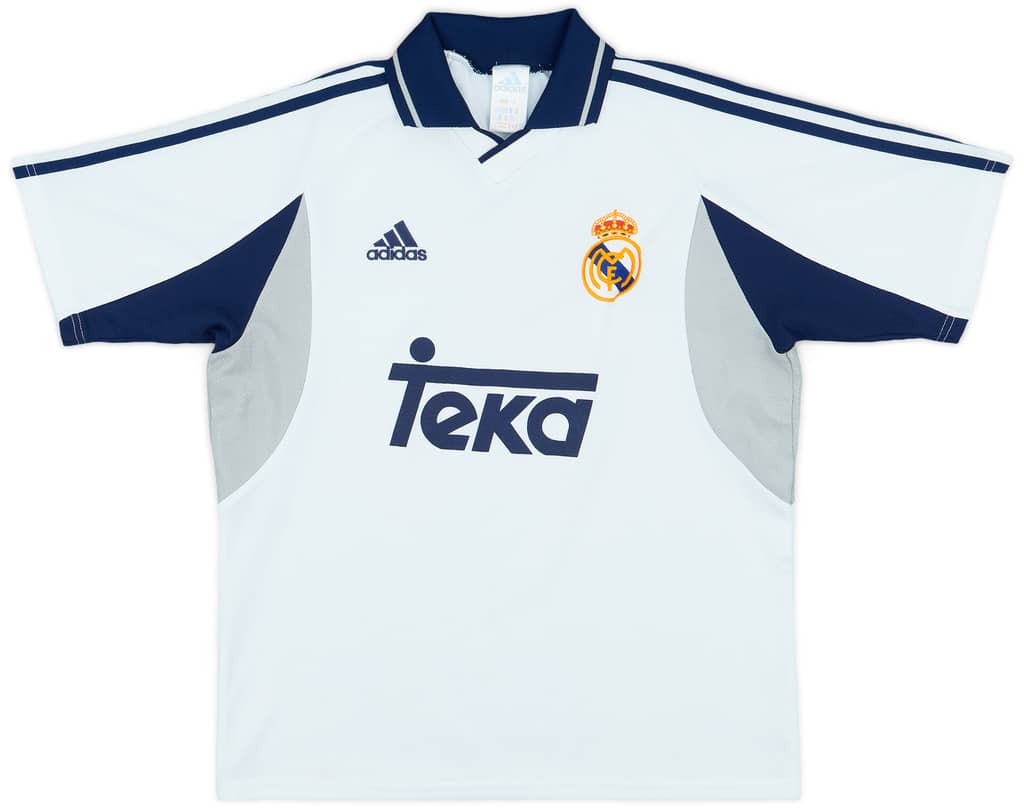 2000-01 Real Madrid Home Shirt - 5/10 - (XL.Boys)