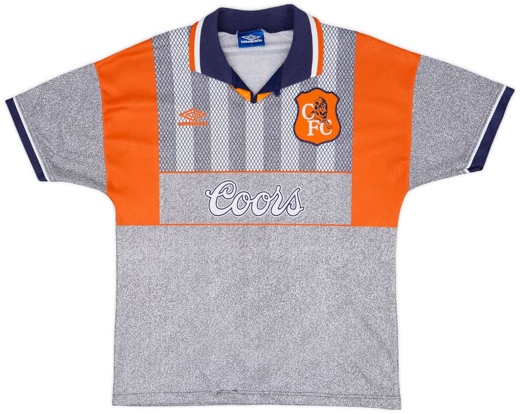 1994-96 Chelsea Away Shirt Gullit #4 - 10/10 - (L)