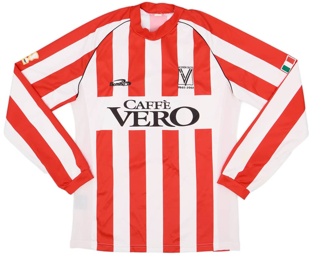 2002-03 Vicenza Home L/S Shirt #19 - 8/10 - (M)