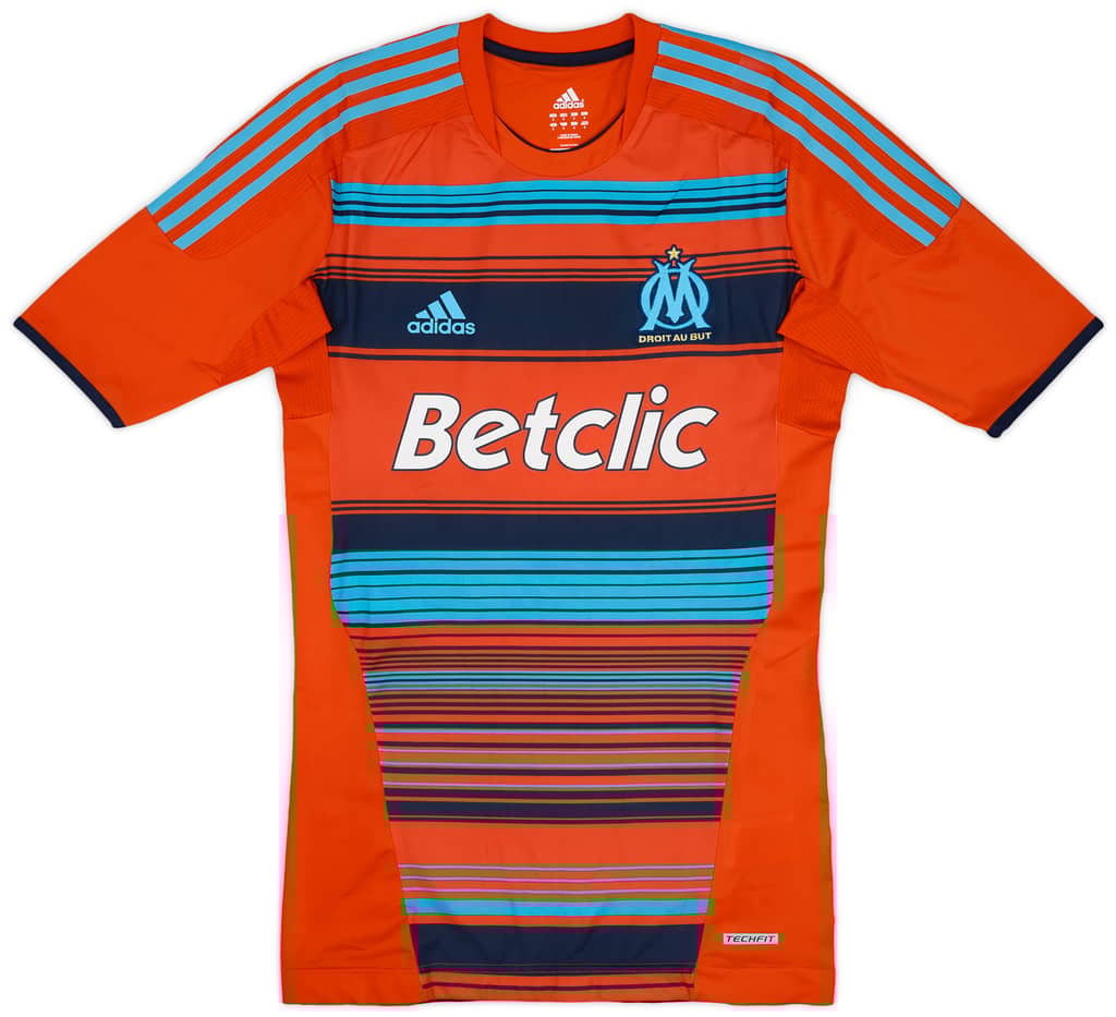 2011-12 Olympique Marseille Player Issue TechFit Third Shirt Lucho #8 - 10/10 - (L)