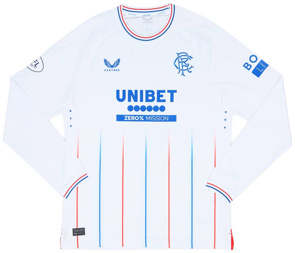 2023-24 Rangers Match Issue Away Shirt Goldson #6