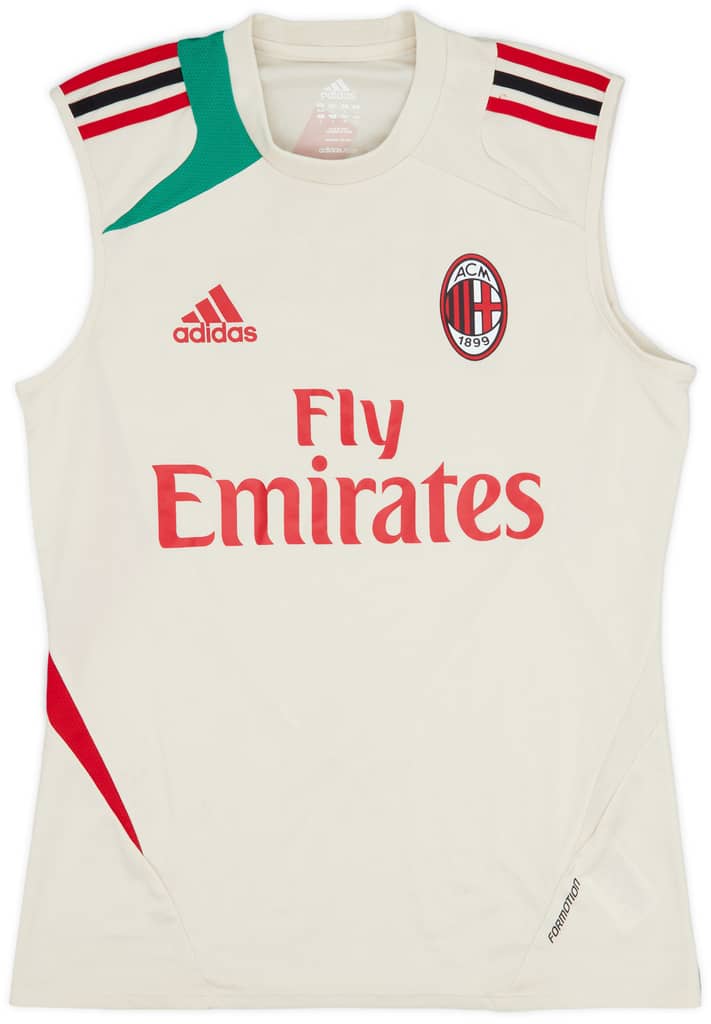 2012-13 AC Milan adidas Formotion Training Shirt - 7/10 - (S/M)