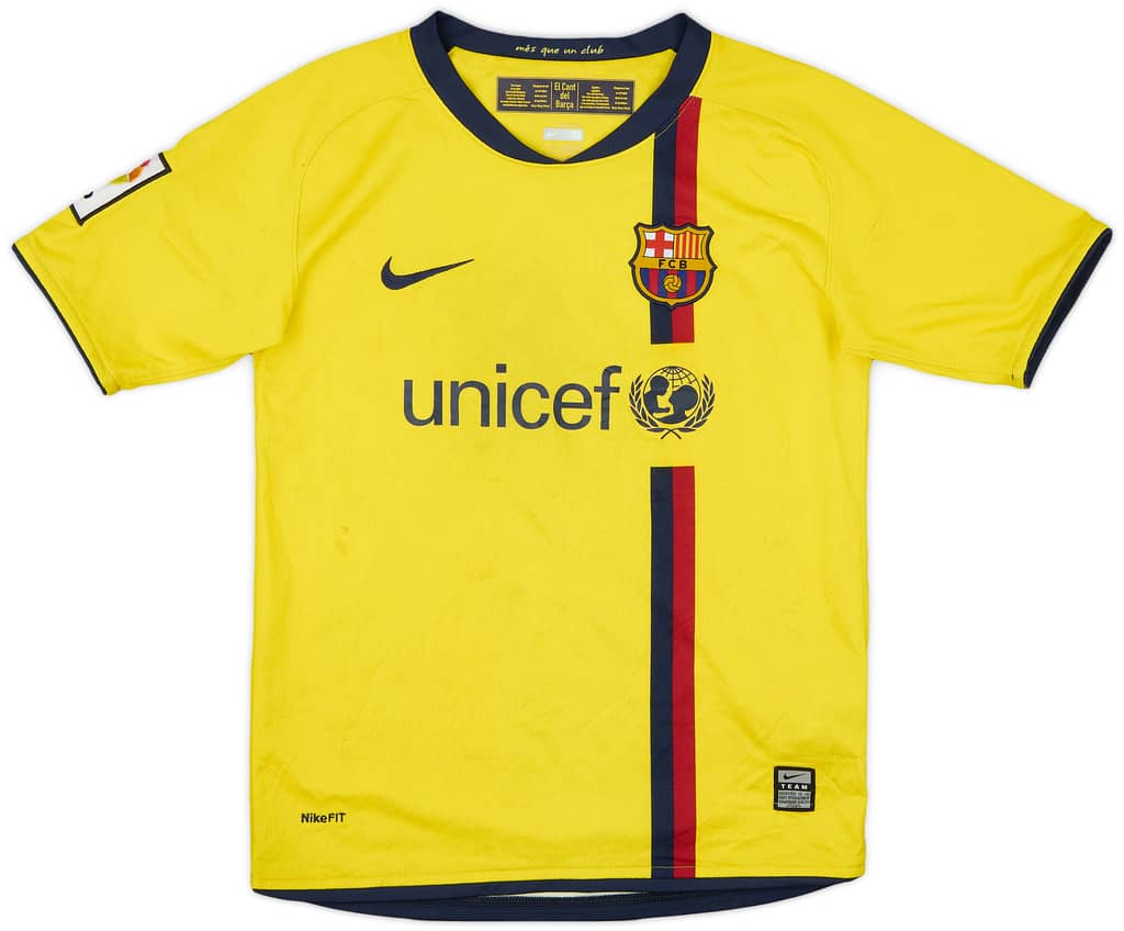 2008-10 Barcelona Away Shirt - 7/10 - (M.Boys)