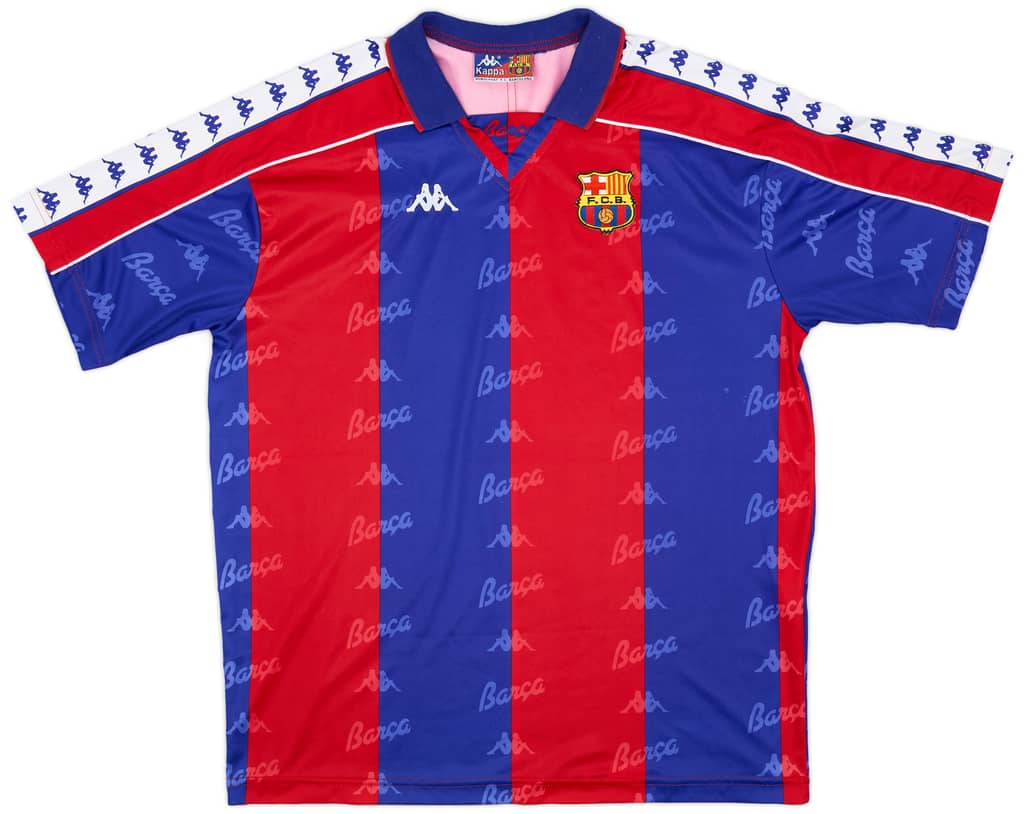 1992-95 Barcelona Home Shirt - 8/10 - (XL)