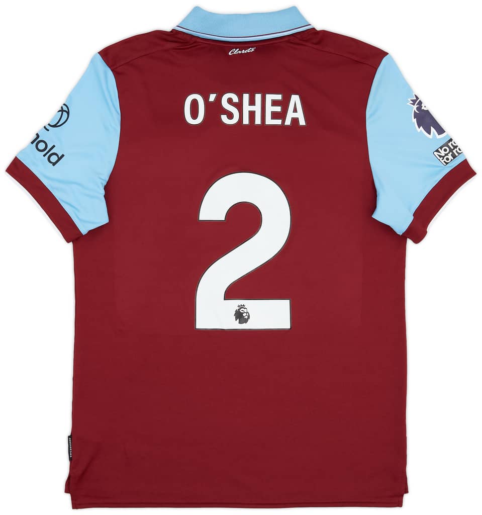 2023-24 Burnley Match Issue Home Shirt O'Shea #2