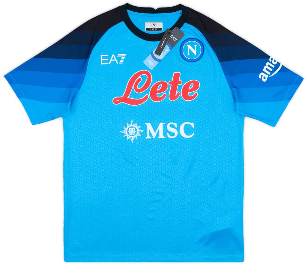 2022-23 Napoli Authentic Home Shirt Osimhen #9