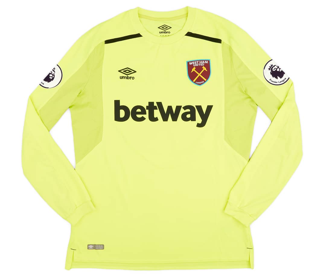 2017-18 West Ham Match Issue GK Shirt Adrian #13