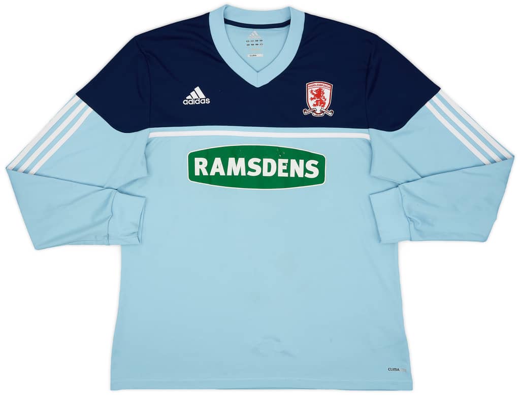 2012-13 Middlesbrough Away L/S Shirt - 6/10 - (XL)