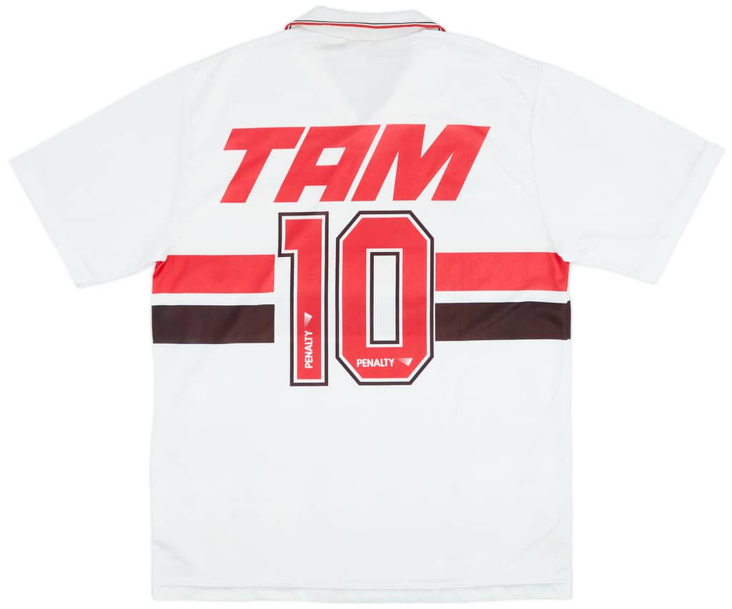 1994 Sao Paulo Home Shirt #10 (Juninho) - 8/10 - (XL)
