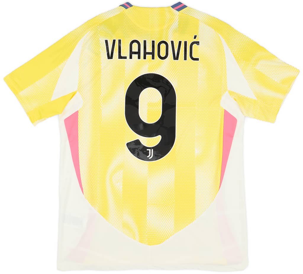 2024-25 Juventus Authentic Away Shirt Vlahovic #9
