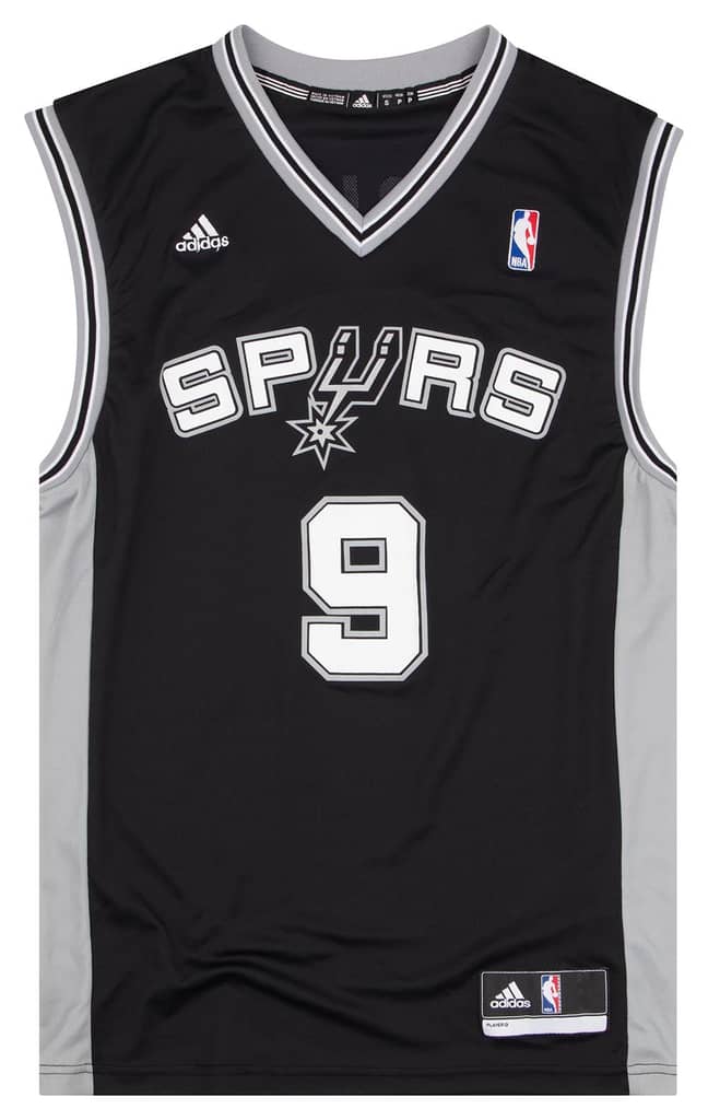 2010-14 San Antonio Spurs Parker #9 adidas Jersey (Away) S