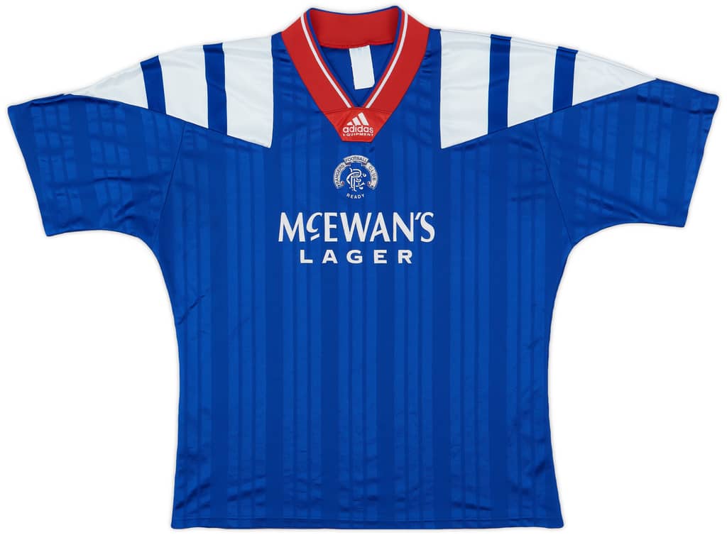 1992-94 Rangers Home Shirt - 8/10 - (XL)