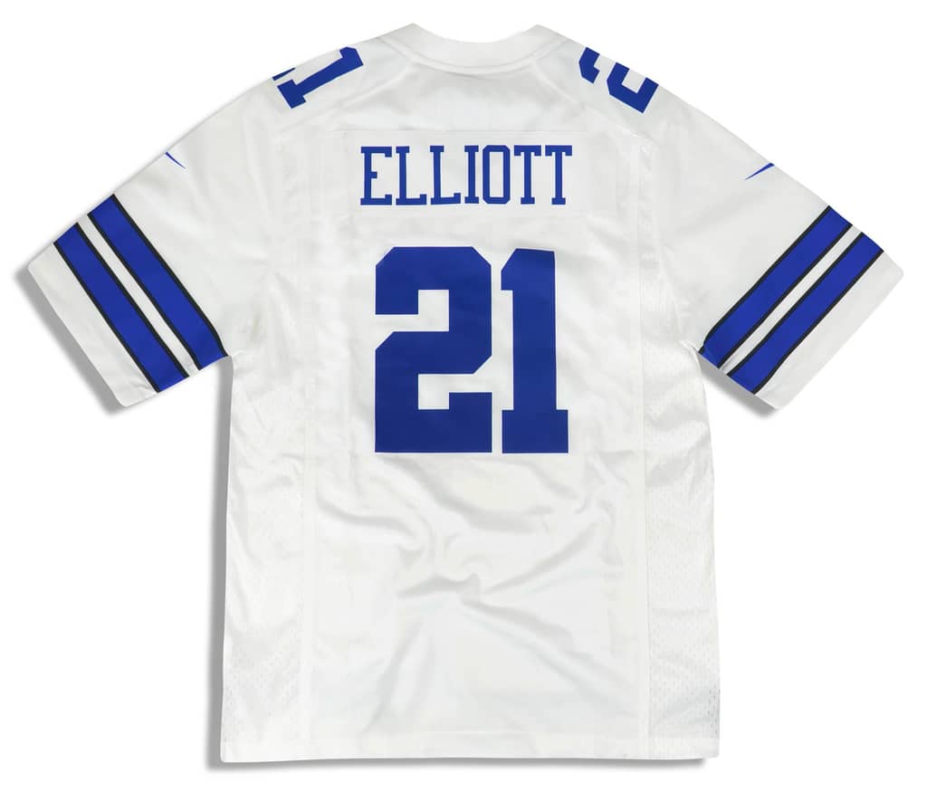 2018-19 Dallas Cowboys Elliott #21 Nike Game Jersey (Away) S - W/Tags